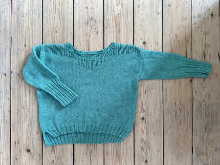 oversized trui groen 6 jaar