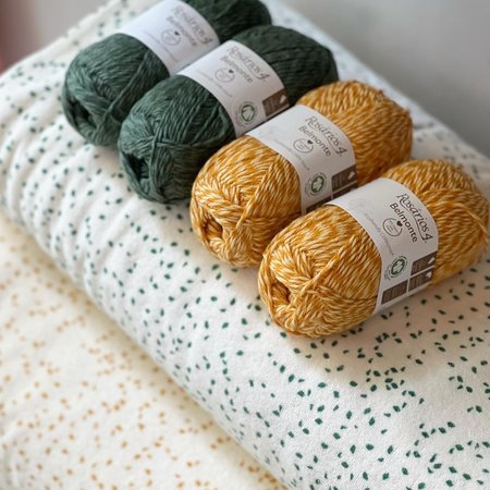 spons druppeltjes geel - spons