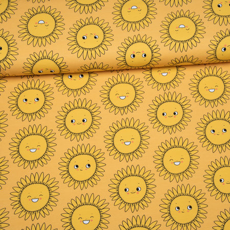 sunflowers - french terry