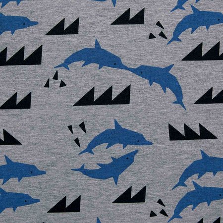 dolphins melange - French Terry