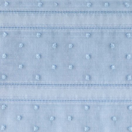 Plumetis vintage solid light blue - katoen