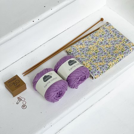 Poplin met bloemetjes - katoen
