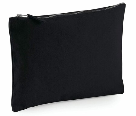 canvas ritstas medium zwart