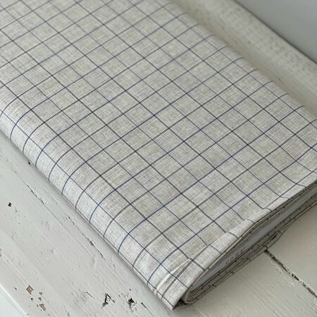 viyella ruit licht beige - katoen