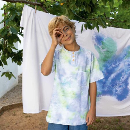Tie dye green - jersey