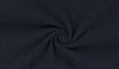 donkere navy - brede ribfluweel