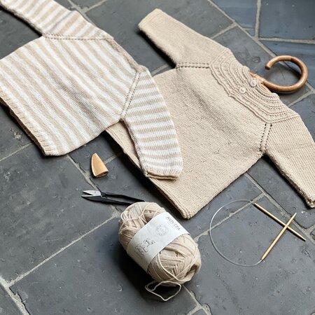 Breipakket top-down breien voor baby's
