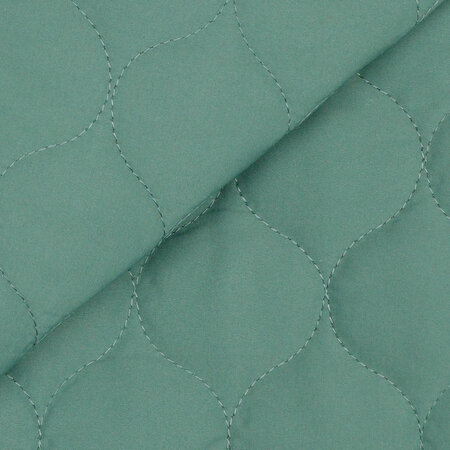 stepped double groen - gewatteerd