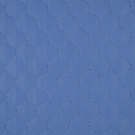 stepped double blauw - gewatteerd