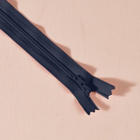 zichtbaar rits 20 cm midnight