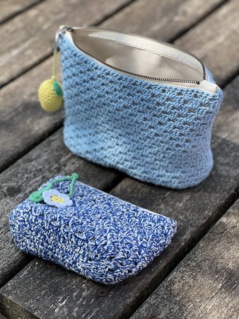 Haakpakket toiletzak (licht blauw)