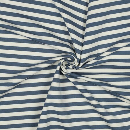strepen jeans - french terry