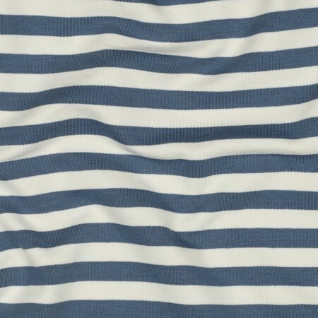strepen jeans - french terry