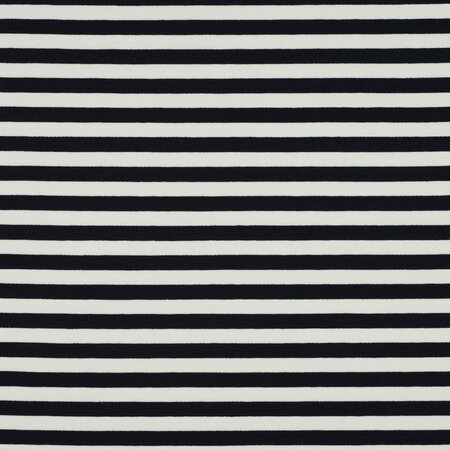 strepen navy - french terry