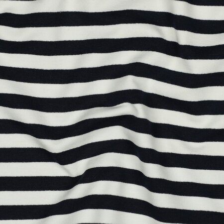 strepen navy - french terry