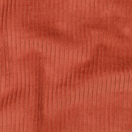 terracotta- Ribfluweel