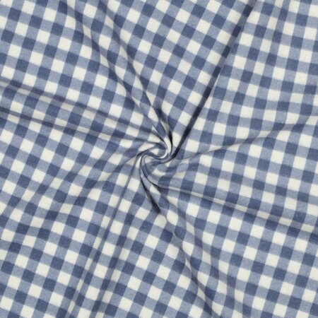 blauw ruiten - Flannel