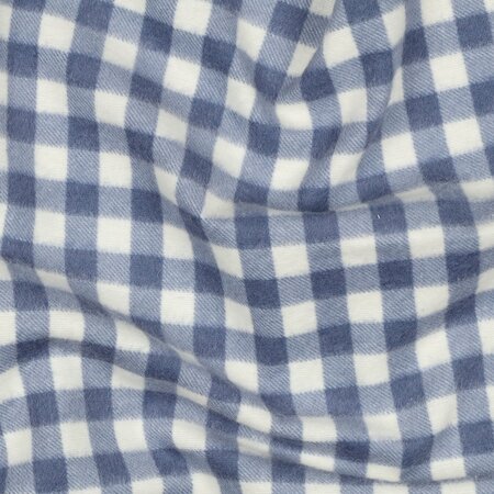 blauw ruiten - Flannel