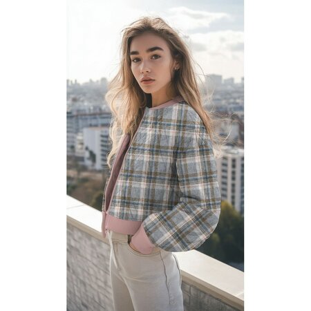Ruiten doorstikt - Flannel