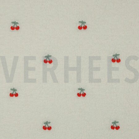 ecru met kersen teddy