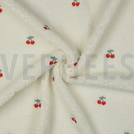 ecru met kersen teddy