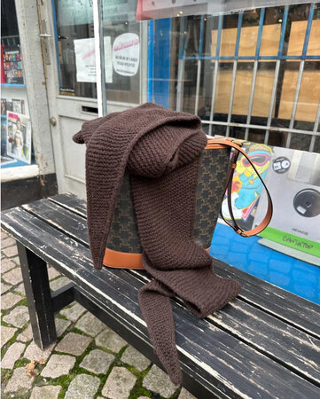 Breipakket Sophie shawl JEANS BLAUW