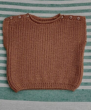 Breipakket Pablo debardeur originele kleur (peche)