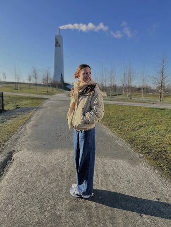 Breipakket Sophie hood JEANS BLAUW