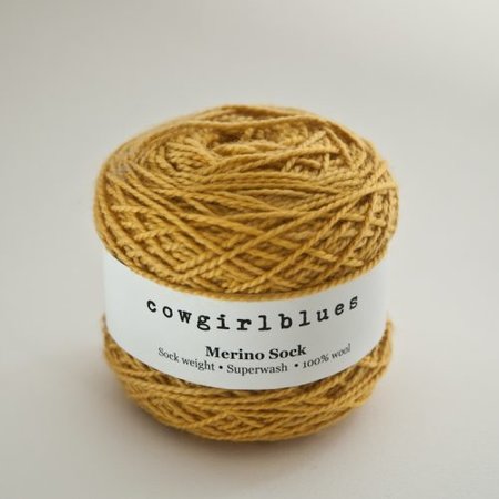 Cowgirlblues Merino twist mustard