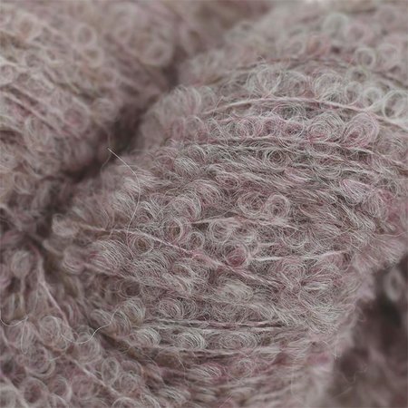 Kremke Alpaca bouclé oud roos c970