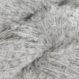 Kremke Alpaca bouclé licht grijs 0025