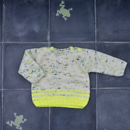 Breipakketje truitje met fluo