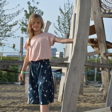 Cherry culotte en Sorella T-shirt