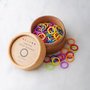 colored ring stitch marker, jumbo
