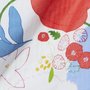 Waltz A red flower on white - double gauze