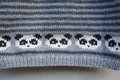 patron tricot pull Panda