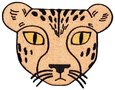 Badges Eva Mouton - cheetah