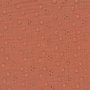 broderie dots marsala - double gauze