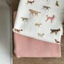waffle cotton saumon - jersey