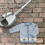 Breipatroontje Carotte cardigan