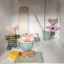 Breipatroon outfit voor baby muis, kleine broer en grote zus