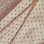 velours polka dots off white - corduroy