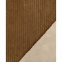 bruine ribfluweel met faux fur binnenkant - corduroy