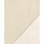 witte ribfluweel met faux fur binnenkant - corduroy
