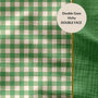 DOUBLE GAUZE VICHY GROEN- double gauze
