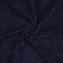 TEDDY tweed donker blauw