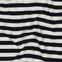 strepen navy - french terry