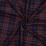 Navy/rood ruiten - Flannel