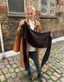 Breipakket Sophie shawl roest
